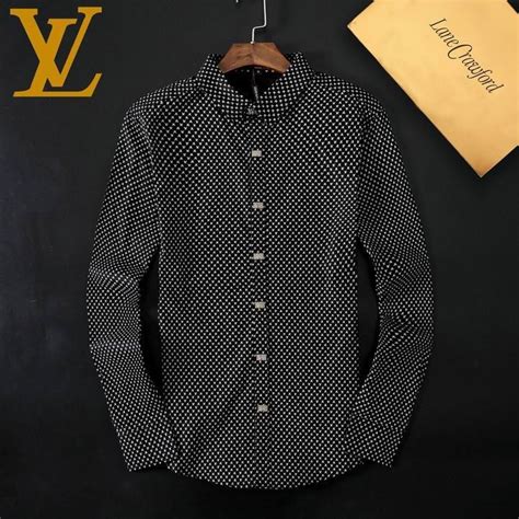 black and white louis vuitton shirt|Louis Vuitton black dress shirt.